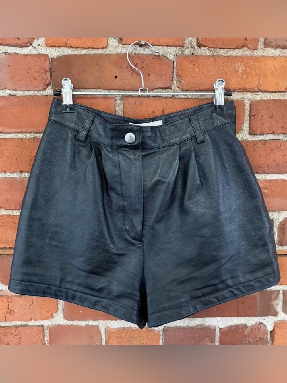 Alexa Chung Mulholland Leather Short